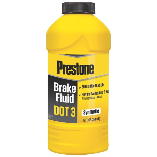 Prestone AS400 DOT 3 Synthetic Brake Fluid - 12 oz.