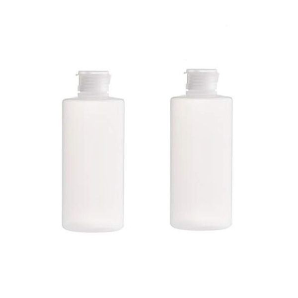 2PCS 200ml Travel Plastic Soft Tubes Bottle Emulsion Make up Cosmetics Container For Facial Cleanser Shampoo Shower