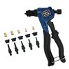 Astro Pneumatic Tool 1443B Professional Hand Rivet Nut Kit SAE & Metric with ...