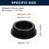 uxcell 2pcs Black Plug Hole 43-44mm / 1.69-1.73" Hole Rubber Button Plug