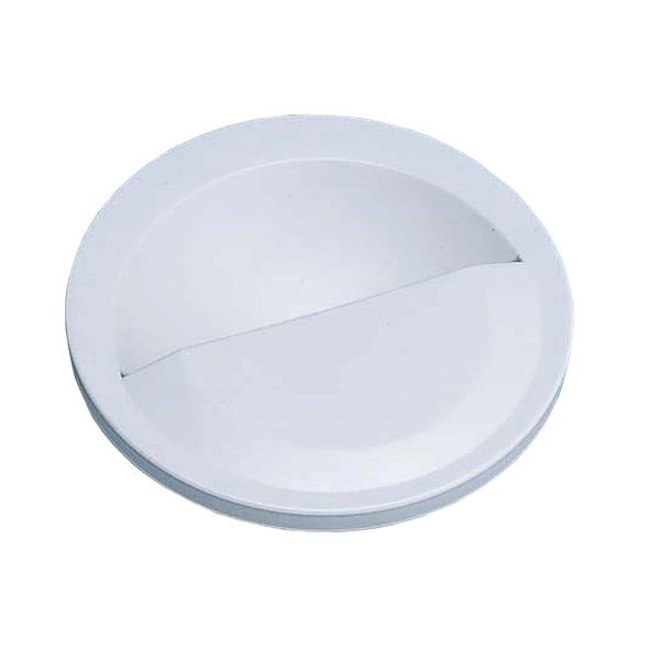 Belca SP-203 Drain Plate for Sinks, Drain Lid, Half-Circle Design, for Drains Diameter 5.7 inches (14.5 cm), Measures Diameter 5.7 inches x Height 1.7 inches (14.4 x 4.4 cm), White, Made in Japan