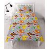 Pokemon Catch' Single Duvet Set-Repeat Pattern Design, 100% Polyester Microfibre, Multi-Colour 135 x 0.03 x 200 cm