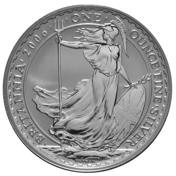2006 Britannia Commemorative 1 oz Silver Coin