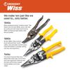 Crescent Wiss 9-3/4 Inch MetalMaster Compound Action Snips - Straight, Left and Right Cut - M3R