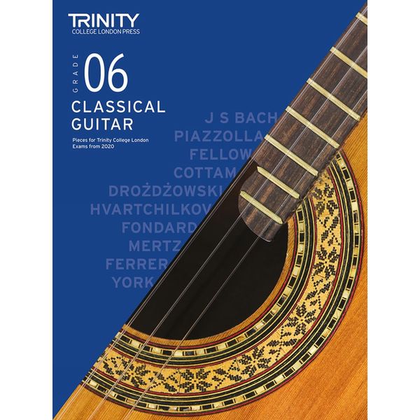 Trinity College London Classical Guitar Exam Pieces 2020-2023: Grade 6