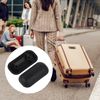 4PCS Black Baggage Replacement Stud Foot W/Screws Luggage Bracket Side Feet