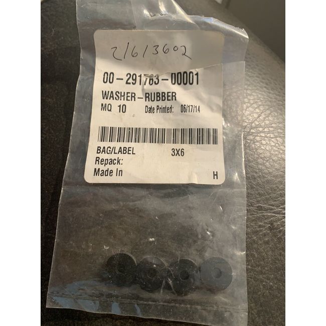 4 Lot Hobart 00-291763-00001 WASHER-RUBBER