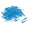 YOKIVE 100 Pcs Plastic Dart Tips, Game 2BA Thread Soft Darts Tips Replacements Plastic Tips Soft Tips| Indoor Outdoor Play (Blue)