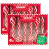 2 Pack Candy Cane Peppermint Spoon  Edible Spoons Hot Chocolate and Coffee