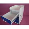 TrippNT Bedside Cart Locking Rolling Nightstand w/ Drawer, Cabinet, 2 Keys HDPE