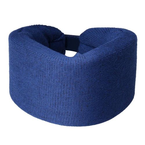 ZHIYE Neck Brace Adjustable Super Soft Support Callor, M Size Cervical Collar Blue for Sleeping Relieves Pain and Pressure, fit Men, Women, Elderly