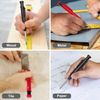 2 Pack Carpenter Construction Pencils Mechanical Pencils with 12 Refills new
