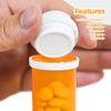 11 Dram 36pcs Empty Pill Bottles with Desiccant Caps Pharmacy Vial  Container