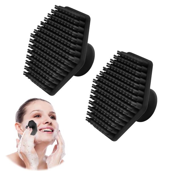 2 Pieces Silicone Face Scrubber,Face Scrubber Facial Massage,Face Exfoliator Brush,Face Scrub Brush