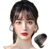 Bangs Wig, Fully Handmade, 100% Human Hair Wig, Women's, Hair Extension, French Style, Air Feeling
