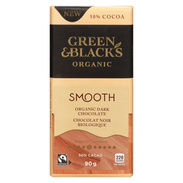 Mondelez & Black's Organic Smooth Dark Chocolate bar (90g)