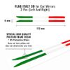 Alfa Giulia 3D Italian Style Mirror Sticker 3D