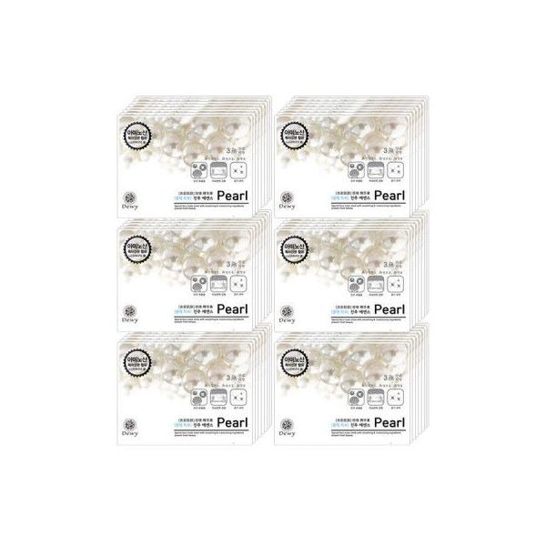 [Genuine Guarantee] Dewy Pearl Essence Sheet Mask Pack 60 Sheets/Pearl/Dewy - Recommended