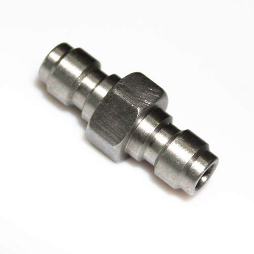 Outdoor Guy PCP Stainless Steel Both End Male Quick Disconnect Adaptor Double Male Fill Nipple (1 PCS)