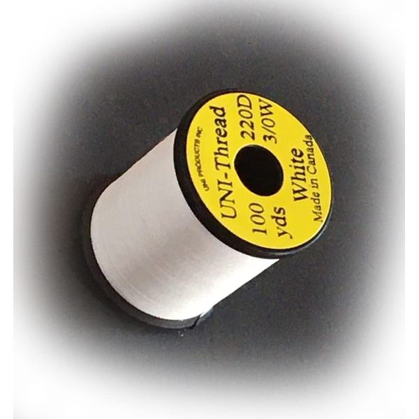 Uni-Threaded (3/0, White, 100yd)