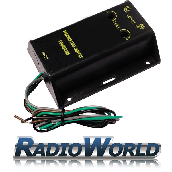 Speaker to RCA Converter / High to low Line Level Converter