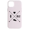 iPhone 14 Plus MARATHON Heart Watch Arrow Running Runner 26.2 Miles Meme Case