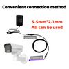 DC Power Extension Cable, 5.5mm x 2.1mm, Security Camera Power Cord, Black (1, 2M/6.5ft)