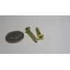 Brass #8  Phillips Flat Head Wood Screw x 1.00" Length, 100 Pcs