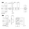 Alpha (Alpha) Push Bottle Opener Lock 503 Silver Auxiliary Lock Retrofit,