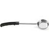 One Piece Stainless Steel Solid Spoonout - Black Handle 177ml (6oz) - Pack Size: Single