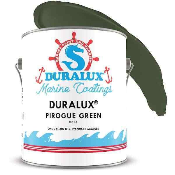 Boat Paint 1 Gallon Camouflage Pirogue Green Marine Flat Enamel Mildew Durable