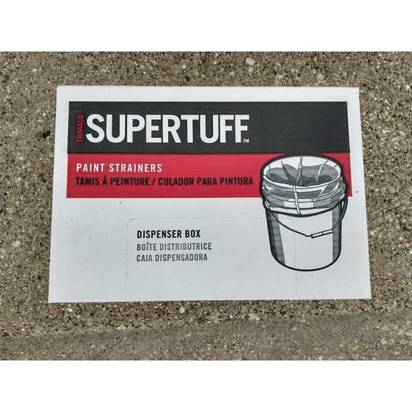 NEW TRIMACO SuperTuff Mesh Paint Strainers Elastic Top 1 Gallon 11511 Box of 25