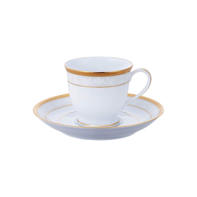 Noritake 4335L/91392C Demitasse Cup 90cc Hampshire Gold 1 Piece Gold Fine Porcelain