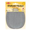 Suede Patches Oval Dove Grey Pack of 2
