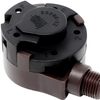 ZE-268S5 ZH 4 Speed 5 Wire Pull Chain Ceiling Fan Switch Replacement Repair Kit 4 Way 5 Position Rotary Motor Controller 6A 125VAC 3A 250VAC for Fans and Appliances - Brass Finish