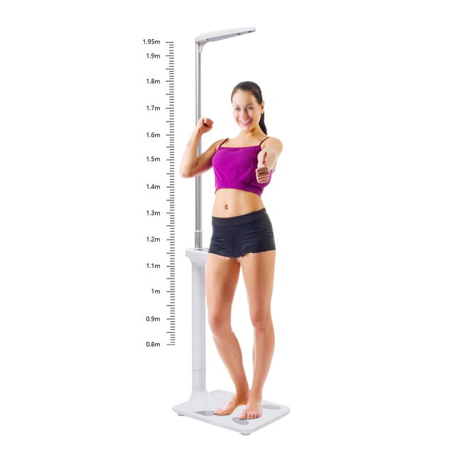 440lb Scale Loss Professional Physician Doctor Office Medical Measure  Height+LCD