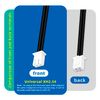 DaFuRui 10K NTC Thermistor Probe，10 Pcs Copper Sensitive Temperature Temp Sensor for Air Conditioner
