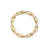 Elli Filigree Stacking Gold Twist Ring, 52, Brass, No Gemstone