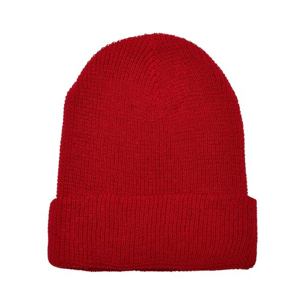Flexfit Accessoires Recycled Yarn Waffle Knit Beanie one Size red
