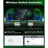 Mocagen Switch Controllers for Nintendo Switch/OLED Games Handheld Mode, Wireless Swtich Pro Controllers with Hall Effect Joystick & Trigger/Programming/Big Grip/Turbo