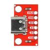VOANZO 10pcs USB 3.1 Type-C Female Connector Test Board 16P to 2.54mm High Current Power Adapter Module PCB for Data Testing DIY Electronics Projects