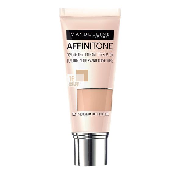 Maybelline - Affinitone Perfecting Protecting Foundation 30m - 16 Vanilla Rose