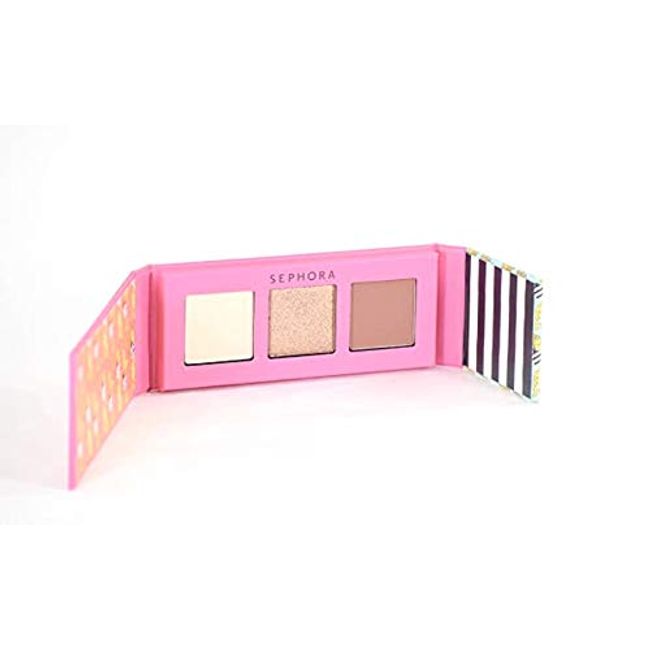 Sephora Little Wishes Holiday Trio Eyeshadow Palette - tawny brown, natural beige, luminous taupe