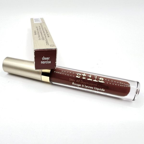 STILA Stay All Day Sheer Liquid Lipstick in Sheer Narciso Full Size-Cocoa Brown