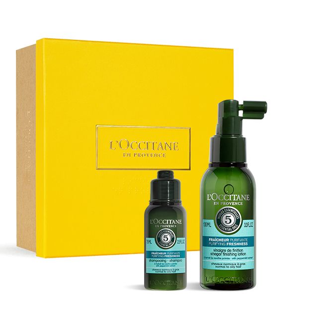 [Gift] [Scalp Cooling] Purifying Freshness Vinegar Finishing Lotion 100ml set (75ml of shampoo provided)