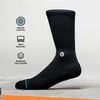 Stance Basic 3 Pack CREW Short Socks, navy