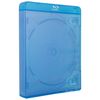 AcePlus Blu-Ray Replacement Case Quad Multi 4-Disc Capacity in 22mm Extra Chubby Thickness with Logo (1-Pack (Single Case))