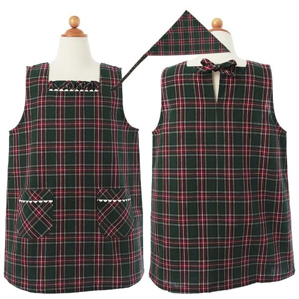 Flower ring Kids Apron FSA – 01 _ 05-m , green