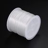 uxcell Elastic String Stretchy Cord Bracelet Thread Craft Wire Rope for Bracelets, Beading, DIY Making, White