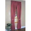 Curtain Chic Supple Microfiber Tailored Pair with Ties, 84-Inch, Clay